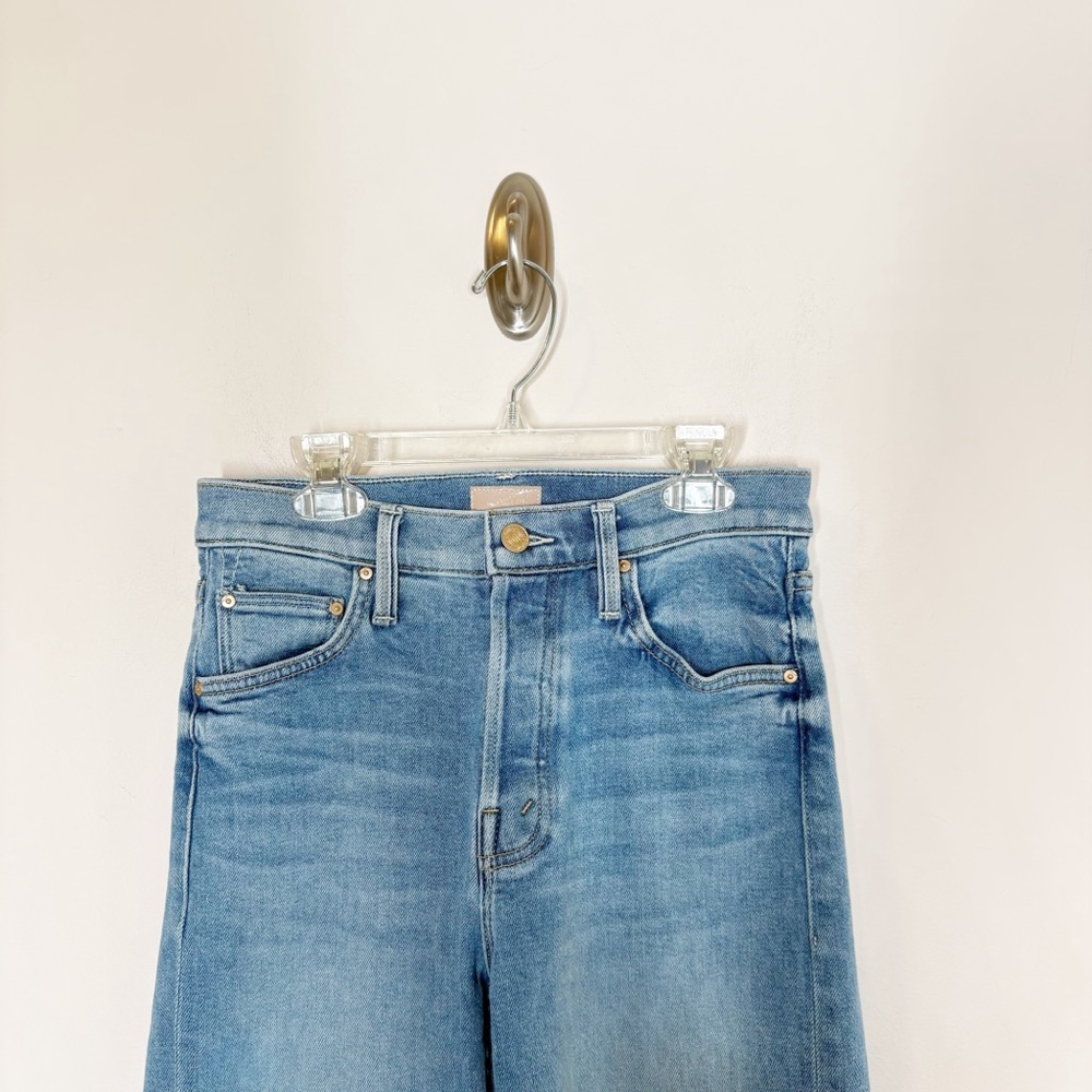Mother Denim The Tomcat High Rise Straight Leg Jeans Ankle Fray Kitty Corner 26 - Picture 3 of 8